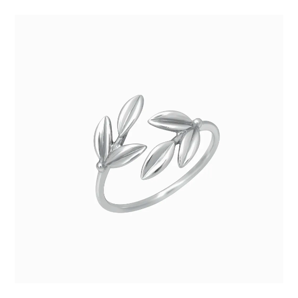 "Olive Harmony" - Δαχτυλίδι με Φύλλα Ελιάς