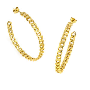 Κομψός και μοντέρνος κρίκος με σχέδιο αλυδίσας Gourmet. Νεανικό design που συνδυάζεται με κάθε ντύσιμο. Ιδανικό για όλες τις περιστάσεις.