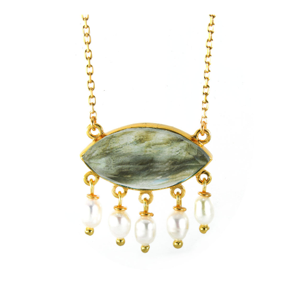 "Emily" - Κολιέ με Πολύτιμο Λίθο