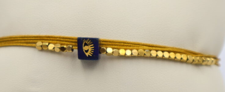 Βραχιόλι Γούρι 2026 Αριθμητικό με Lapis Lazouli