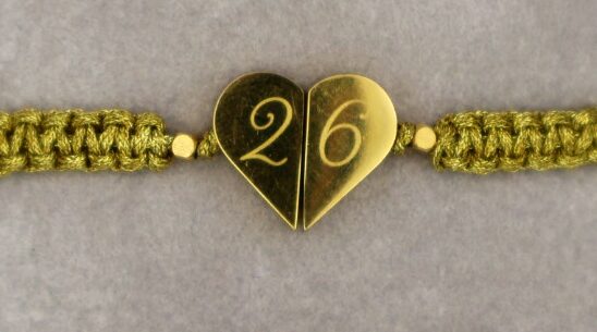 Βραχιόλι Γούρι 2026 με Μακραμέ Πλέξη