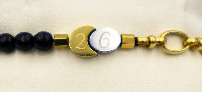 Βραχιόλι Γούρι 2026 με Όνυχα και Αιματίτες