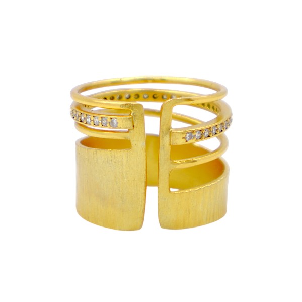 "Trivelle" - Δαχτυλίδι με Ζιργκόν