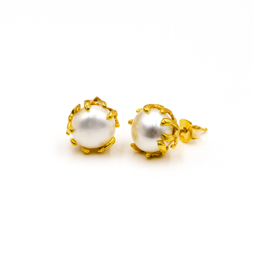 “Pearl Nest” – Σκουλαρίκια με Μαργαριτάρι