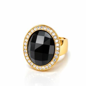 “Obsidia” – Δαχτυλίδι με Μαύρο Όνυχα