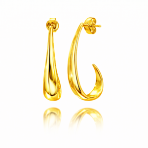 Κομψοί οβάλ κρίκοι από Ασήμι 925 με διακριτική λάμψη. Νεανικό design. Ιδανικοί για καθημερινά outfits καθώς και elegant εμφανίσεις.