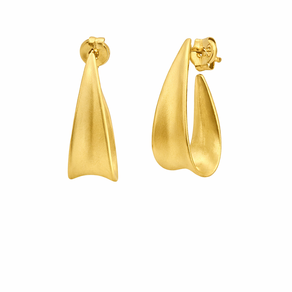 "Colette" - Σκουλαρίκια Οβάλ Κρίκος