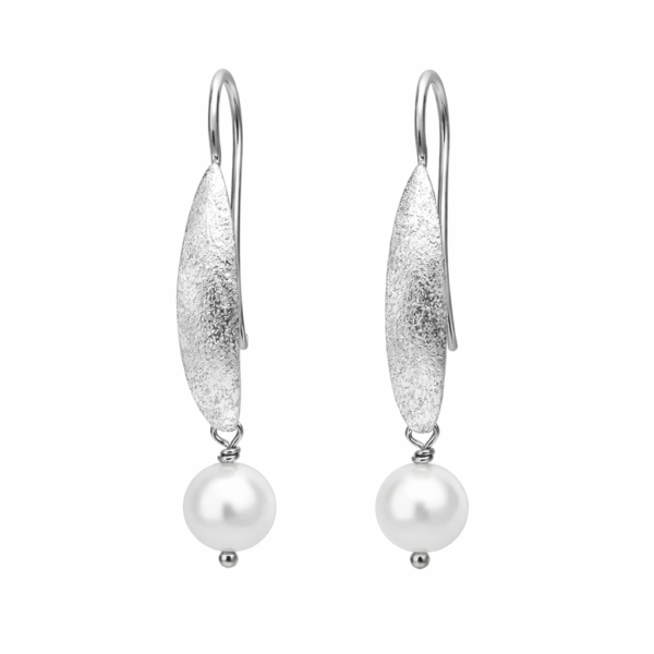 “Glow Drop” – Σκουλαρίκια με Μαργαριτάρι