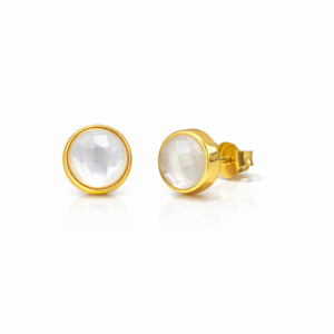 Χειροποίητα σκουλαρίκια από επιχρυσωμένο Ασήμι 925 με πολύτιμους λίθους. Ιδανικά για chic εμφανίσεις με διαχρονικό χαρακτήρα από το πρωί ως το βράδυ.