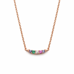 "Rainbow" - Κολιέ με Ζιργκόν