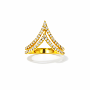 Χειροποίητο δαχτυλίδι από ασήμι 925, με λευκές πέτρες ζιργκόν και αρχιτεκτονικό σχέδιο. Πολυτέλεια και διαχρονική κομψότητα.